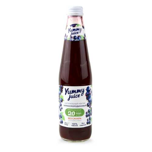 Нектар Yummy juice черносмородиновый без сахара в Спар
