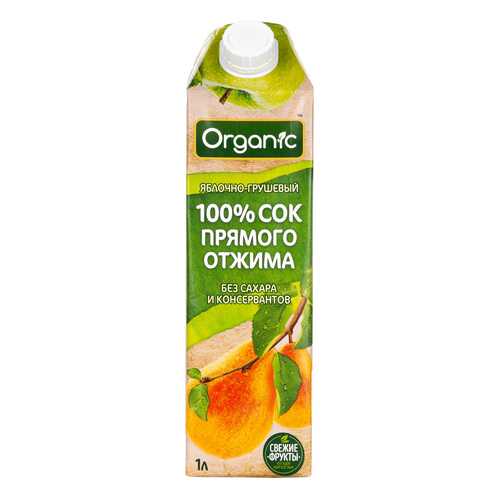 ORGAN'C Яблочно-грушевый сок прямого отжима, 1л в Спар
